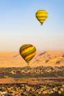 Luxor-Egypt Hot air balloons taking tourist for a ride Art Print